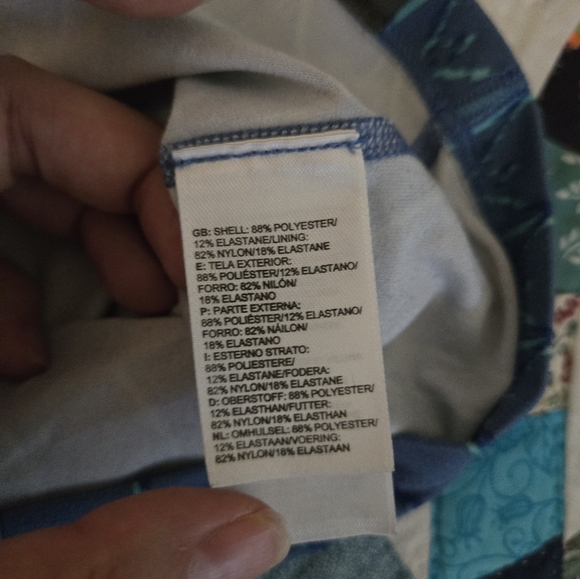 The North Face Blue Built In Bra Tank Top Size L - Picture 4 of 4